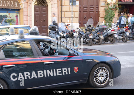 Carabinieri Fahrzeug in Rom Italien Stockfoto