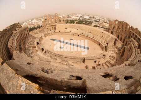 Amphitheater von El Jem, Tunesien, Afrika Stockfoto