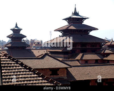 Die Patan Durbar Square, in der Nähe von Kathmandu, Nepal. Stockfoto