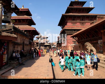 Die Patan Durbar Square, in der Nähe von Kathmandu, Nepal. Stockfoto