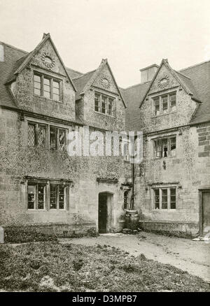 In 1905 veröffentlicht eine Leimdruck-Platte mit dem Titel "A Bauernhaus am Paxford, Glos.", mit einer hohen Auflösung aus einem Buch gescannt. Stockfoto