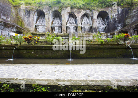 Gunung Kawi Tempel, Tampaksiring Nord östlich von Ubud, Bali, Indonesien Stockfoto