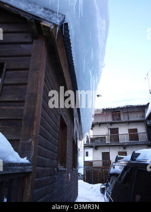 Skiurlaub in Tignes, Frankreich Stockfoto