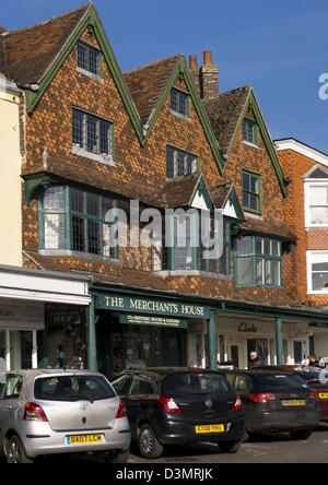 Marlborough ist eine kleine Marktstadt in der Landschaft Wiltshire, England UK. Stockfoto