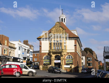 Marlborough ist eine kleine Marktstadt in der Landschaft Wiltshire, England UK. Stockfoto