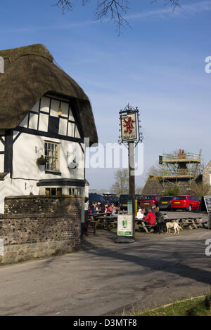 Avebury, die Website einer jungsteinzeitlichen Steinkreis in Wiltshire England UK, Stockfoto