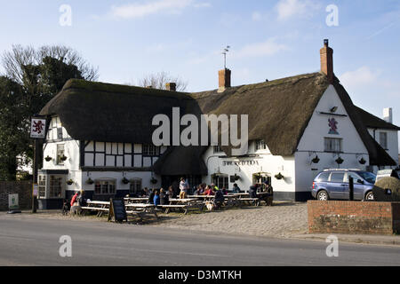 Avebury, die Website einer jungsteinzeitlichen Steinkreis in Wiltshire England UK, Stockfoto