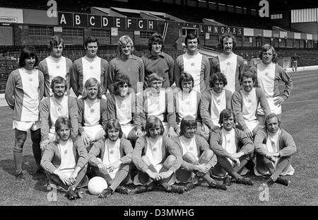 Mannschaftskader des Birmingham City Football Club 1974 zu den Spielern gehören Trevor Francis, Howard Kendall, Kenny Burns, Gordon Taylor und Bobby Hope Stockfoto