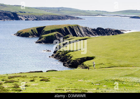 St. Ninian Insel von den Shetland-Inseln, UK. Stockfoto