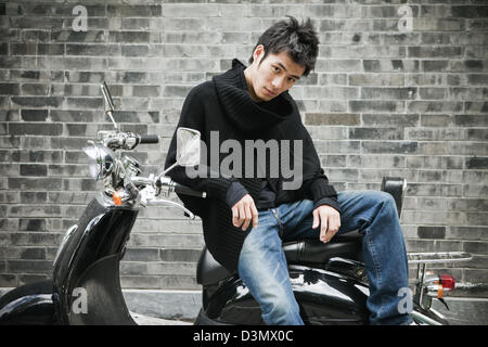 Modisch junger Mann in China Stockfoto