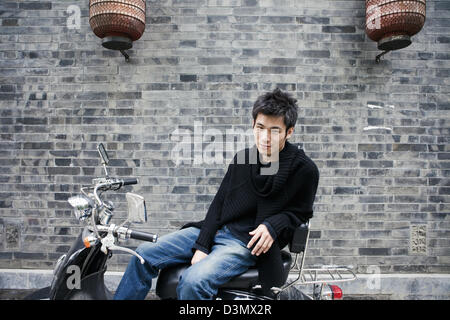 Modisch junger Mann in China Stockfoto