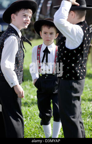 Sankt Margen, Deutschland, in den Schwarzwald Tracht jungen Stockfoto