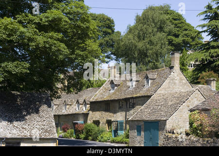 Cotswold Cottages Snowshill Gloucestershire England UK Stockfoto
