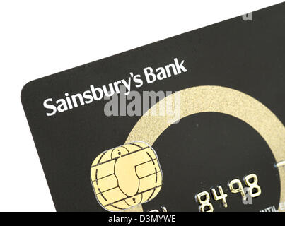 Sainsbury's Bank Credit Card ausgestellt im Vereinigten Königreich Stockfoto