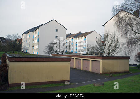 Wohnsiedlung Leichlingen Stockfoto