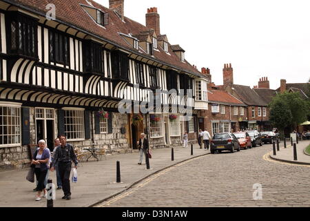 College Street in York früher Vikare Lane Stockfoto