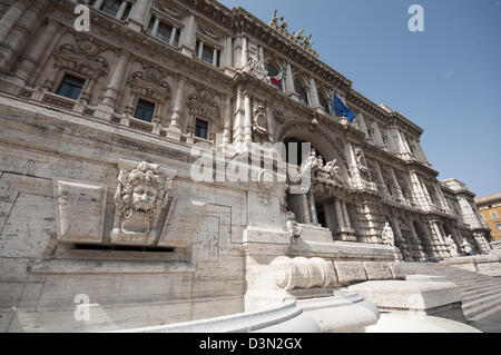 Italien, Latium, Rom, Palast von Gerechtigkeit Palazzo di Giustizia oder Palazzaccio durch Guglielmo Calderini Stockfoto