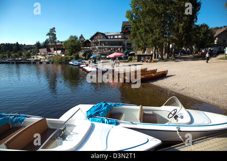 Titisee-Neustadt, Deutschland, Bootsverleih am Titisee Stockfoto