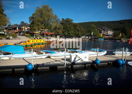 Titisee-Neustadt, Deutschland, Bootsverleih am Titisee Stockfoto