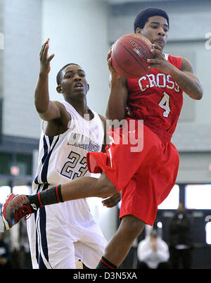 New Haven--Hillhouse Vs Wilbur Cross Spiel Action. Hillhouse schlagen Cross 52-31. Foto-Peter Casolino Stockfoto