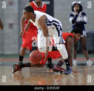 New Haven--Hillhouse Vs Wilbur Cross Spiel Action. Hillhouse schlagen Cross 52-31. Foto-Peter Casolino Stockfoto