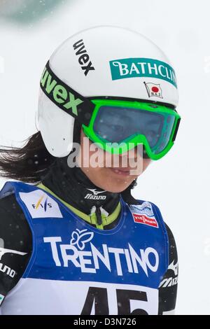 Sara Takanashi (JPN), 21. Februar 2013 - Skispringen: FIS Nordischen Ski Weltmeisterschaften 2013 Frauen offizielles Training in Predazzo Skisprung Stadion, Val di Fiemme, Italien. (Foto von Enrico Calderoni/AFLO SPORT) Stockfoto