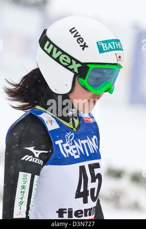 Sara Takanashi (JPN), 21. Februar 2013 - Skispringen: FIS Nordischen Ski Weltmeisterschaften 2013 Frauen offizielles Training in Predazzo Skisprung Stadion, Val di Fiemme, Italien. (Foto von Enrico Calderoni/AFLO SPORT) Stockfoto