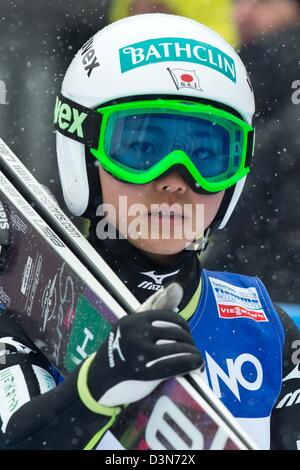 Sara Takanashi (JPN), 21. Februar 2013 - Skispringen: FIS Nordischen Ski Weltmeisterschaften 2013 Frauen offizielles Training in Predazzo Skisprung Stadion, Val di Fiemme, Italien. (Foto von Enrico Calderoni/AFLO SPORT) Stockfoto