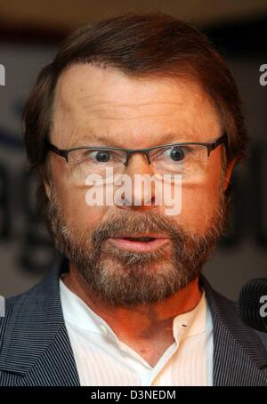 Bjoern Ulvaeus, ehemaliges Mitglied der schwedischen Popgruppe Abba, fotografiert in Hamburg, Deutschland, Mittwoch, 19. April 2006. Foto: Patrick Lux Stockfoto