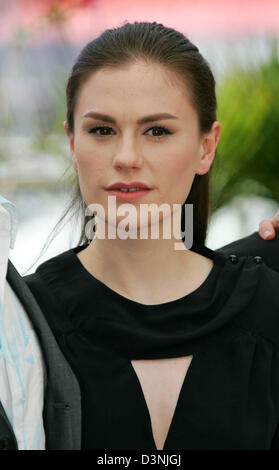 Anna Paquin stellt beim Photocall zum Film "X-Men III - The Last Stand" bei der 59. Filmfestival in Cannes, Frankreich, Montag, 22. Mai 2006. Foto: Hubert Boesl Stockfoto