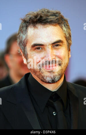 Mexikanischer Regisseur Alfonso Cuarón am 63. jährliche Filmfestival von Venedig in Venedig, Italien, Sonntag, 3. September 2006 gezeigt. Foto: Hubert Boesl Stockfoto