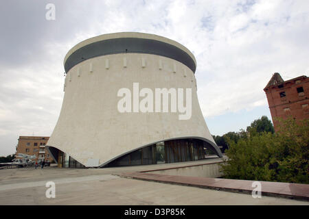 Blick auf das Panorama Museum von Wolgograd, russische, 10. September 2006. Das Museum beherbergt ein Panoramabild sowie Exponate aus der Schlacht von Stalingrad. Foto: Uwe Zucchi Stockfoto