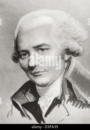 Pierre Ambroise François Choderlos de Laclos, 1741 –1803. Französischer Schriftsteller, Beamter und Offizier. Stockfoto