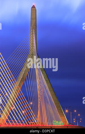 Leonard P. Zakim Bunker Hill Memorial Bridge Stockfoto
