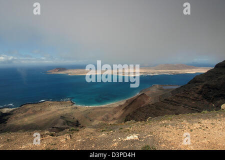 Insel Isla la Graciosa, Lanzarote, Kanarische Inseln, Spanien Stockfoto