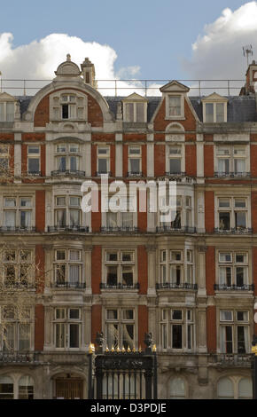 Villa Wohnungen in Fitzrovia Bloomsbury Stockfoto