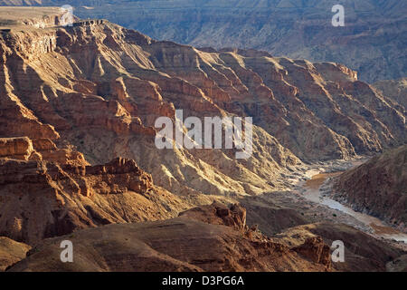 Fish River Canyon, der zweitgrößte Canyon der Welt, Namibia, Südafrika Stockfoto