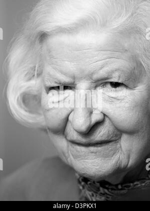 PD James, Porträt. Stockfoto