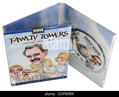 Fawlty Towers komplette Comedy Serie DVD Stockfoto