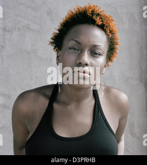 Porträt einer jungen African American Female Stockfoto
