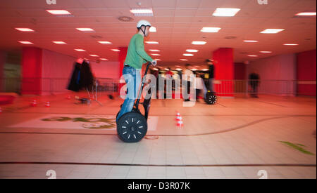 Berlin, Deutschland, Segway Park in den Hallen am Borsigturm Stockfoto