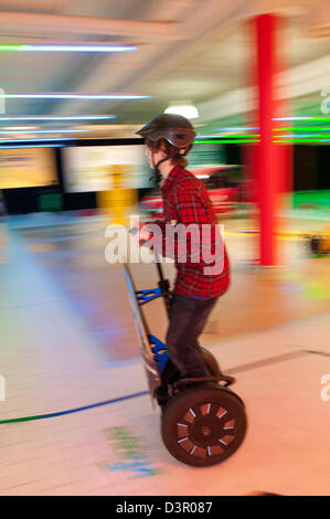 Berlin, Deutschland, Segway Park in den Hallen am Borsigturm Stockfoto