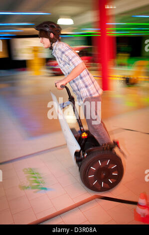 Berlin, Deutschland, Segway Park in den Hallen am Borsigturm Stockfoto