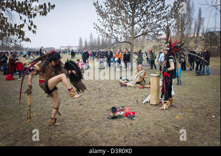 Berlin, Deutschland, Indianer im Mauerpark Stockfoto