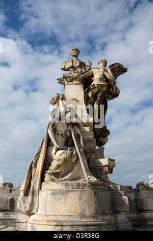 Statue von Sadi Carnot in Angouleme, Frankreich Stockfoto