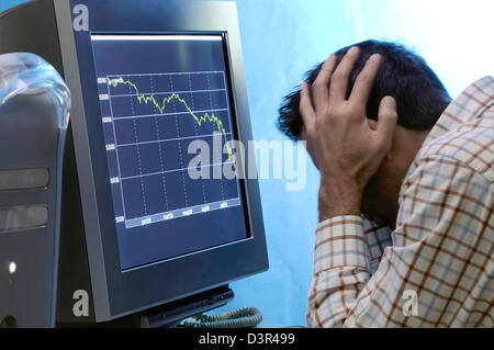 globale Rezession Stockfoto