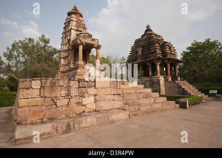 Varaha Tempel, Khajuraho Tempel, Chhatarpur District, Madhya Pradesh, Indien Stockfoto