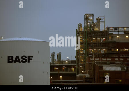 Ludwigshafen, Deutschland, BASF-The Chemical Company auf dem Rhein Stockfoto