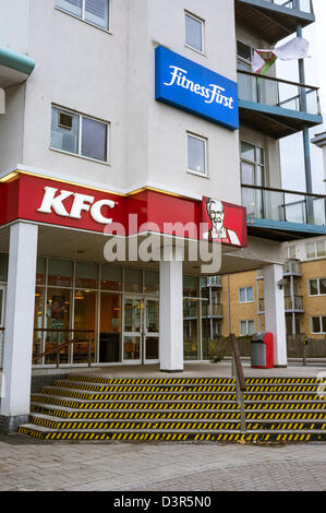 Schritte zu KFC nehmen Fast-Food Restaurant High Wycombe Bucks UK Stockfoto