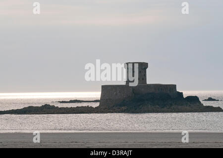 La Rocco Tower, St Ouen, Jersey, Kanalinseln Stockfoto